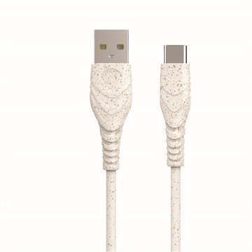BIOnd Kabel przewód USB-A/USB-C 3A Eco-friendly recykling 1,2m