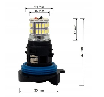 СВЕТОДИОДНАЯ ЛАМПОЧКА HP24W CANBUS PEUGEOT CITROEN ДНЕВНОЕ ВРЕМЯ