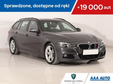 BMW Seria 3 F30-F31-F34 Touring Facelifting 1.5 318i 136KM 2017 BMW 3 318 i, Salon Polska, Automat, Navi, Klima