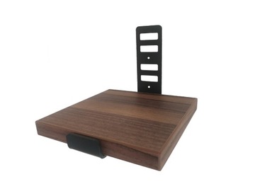 PÓŁKA ŚCIENNA KWIETNIK WISZĄCY NA KWIATY DONICZKI LOFT STAL DREWNO 15X15