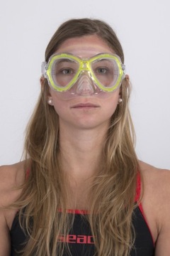 Maska SEAC ELBA żółta, super do snurkowania