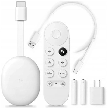 МУЛЬТИМЕДИЙНЫЙ ПЛЕЕР Google Chromecast 4.0 FHD Smart TV WiFi HDMI