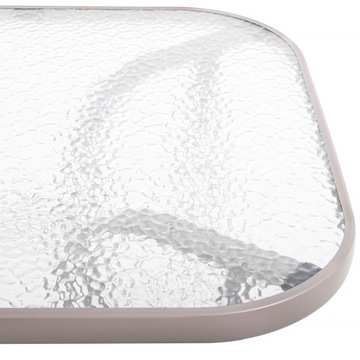 БОЛЬШОЙ СТЕКЛЯННЫЙ САДОВЫЙ СТОЛ 120x70см МЕБЕЛЬ ДЛЯ ТЕРРАСЫ ТЕРРАСА САД БАЛКОН