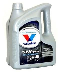 VALVOLINE SYNPOWER 5W40 5L