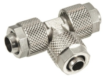 Złączka pneumatyczna skręcana trójnik wąż 6x4mm