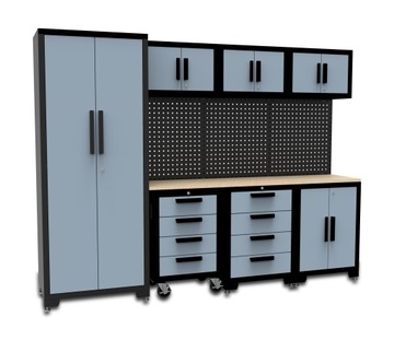 Большой шкаф для мастерской 255 см, мебель для мастерской, тележка GRUBBER НОВИНКА