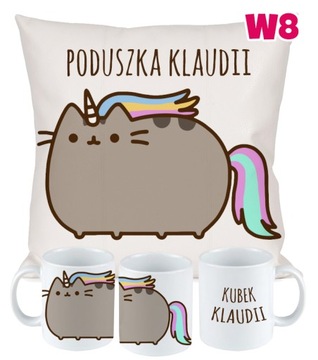 НАБОР ПОДУШЕК ДЛЯ КРУЖКИ PUSHEEN CAT + ПОДАРОК ​​НА ИМЕНИ