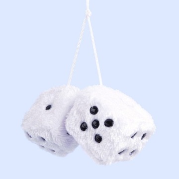 ПЛЮШЕВЫЙ КУБ ДЛЯ АВТОМОБИЛЯ, ПОДВЕСКА НА ЗЕРКАЛО ОКНА, ПРИСОСКА