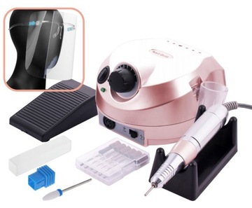 FREZARKA DO MANICURE 65W MOCNA + FREZ CERAMICZNY FREZARKA DO PAZNOKCI ŻELU