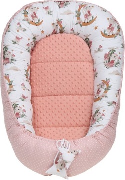 НАБОР ДЕТСКОГО КОКОНА NEST MINKY PIECE XXL BABYMAM, 7 ЭЛЕМЕНТОВ.