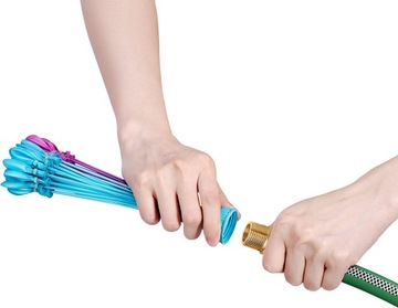 ВОДЯНЫЕ БОМБЫ ШАРЫ ВОДЯНЫЕ ШАРЫ С АВТОМАТИЧЕСКИМ ЦВЕТОМ НАБОР XXL 333 ШТ.