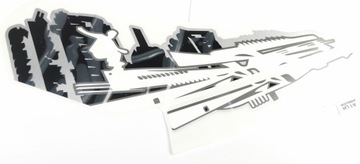 PIAGGIO TYPHOON naklejka emblemat przód lewa 18+