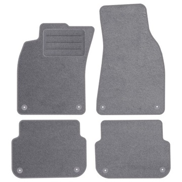DYWANIKI do Audi A6 C6 2004-2006 SZARE CARMAT