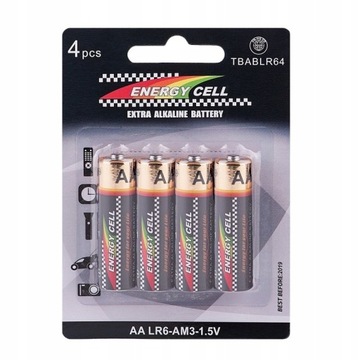 BATERIE ALKAICZNE LR6/ AA ENERGY CELL (4 SZTUKI)