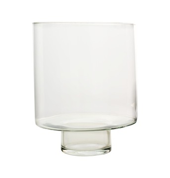Cylinder szklany na stopce Rio L wysokość 30cm terrarium las w szkle