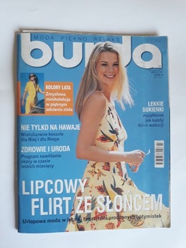 Burda 7 2002 wykroje szycie