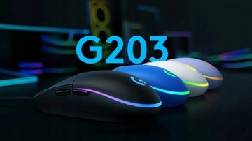 Logitech Mysz G203 LIGHTSYNC Gaming Mouse - BLUE