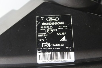 ФОНАРЬ ЛЕВЫЙ ПЕРЕДНИЙ FORD B-MAX BMAX NORMAL BDB