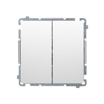 BASIC MODUŁ BIAŁY ŁĄCZNIK SERYJNY ZACISKI SPRĘŻYNOWE 10AX 250V