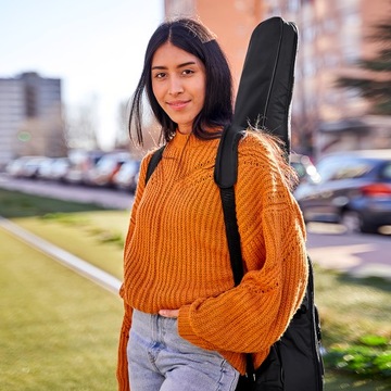 ZESTAW POKROWIEC NA GITARĘ AKUSTYCZNĄ - TORBA NA GITARĘ Z AKCESORIAMI