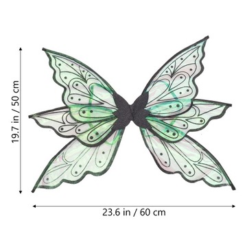 Skrzydła elfa motyla Kostiumy Skrzydło wróżki dla dziewcząt