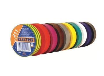 Taśma izolacyjna ELECTRIX 211-P 19x20 multikolor