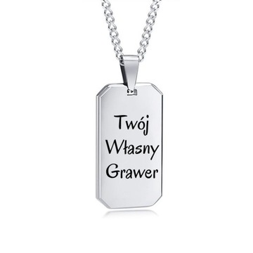 СЕРЕБРЯНАЯ МАССИВНАЯ ПОДВЕСНАЯ ТАБЛИЧКА ДЛЯ ЖЕТОНА СОБАКИ