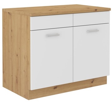 Duża szafka kuchenna 100cm artisan z blatem MARINA