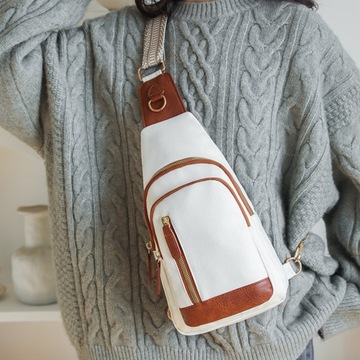 Ретро-сумка для женщин Легкая и износостойкая нагрудная сумка