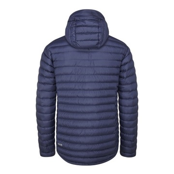 Męska kurtka puchowa z kapturem impregnowany materiał Rab S