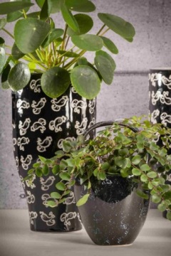 Керамическая высокая ваза РЫБА