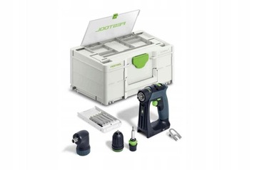 FESTOOL Wiertarko-wkrętarka CXS 18-Basic-Set
