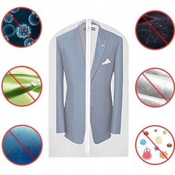 БОЛЬШОЙ ЧЕХОЛ ДЛЯ ОДЕЖДЫ КОСТЮМ ПАЛЬТО РУБАШКА