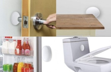 ДВЕРНОЙ БАМПЕР, ДВЕРНЫЕ РУЧКИ, САМОКЛЕЯЩИЕСЯ НА СТЕНЫ, ПРОЗРАЧНЫЕ