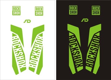 Наклейка SID ROCK SHOX Амортизатор РАЗЛИЧНЫЕ ЦВЕТА