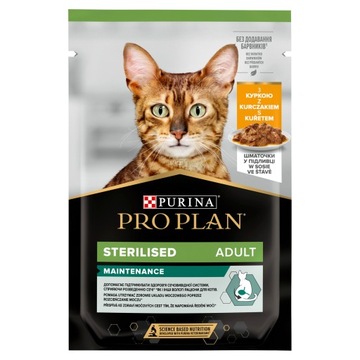 PROPLAN Nutrisavour Sterilised kurczak 85g