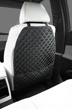 ЧЕХОЛ НА СПИНКУ СТУЛА С КАРМАНОМ, СТЕГАНЫЙ, БЕЛАЯ НИТЬ, ЗАЩИТНЫЙ КОВрик, ЧЕХОЛ