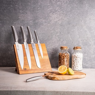 НАБОР КУХОННЫХ НОЖЕЙ НАБОР ИЗ 5 ОСТАЛЬНЫХ НОЖЕЙ