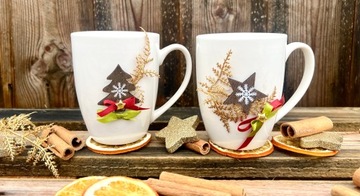 УНИКАЛЬНЫЙ Рождественский подарок КРАСИВЫЕ ПОЛОТЕНЦА Кружки