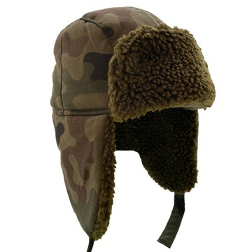 Czapka WOJSKOWA zimowa USZATKA MORO męska wz. 93 roz. XL