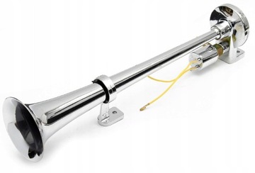 KLAKSON FANFARA CHROM TIR SYGNAŁ 12V/24V GŁOŚNY