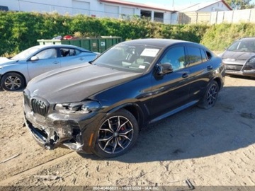 BMW X4 G02 2022 BMW X4 2022r., M40I, od ubezpieczalni 3.0 Benzyna 382KM, zdjęcie 2