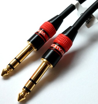 Kabel Jack 6,3mm stereo wtyk-wtyk Vitalco 1,5 m