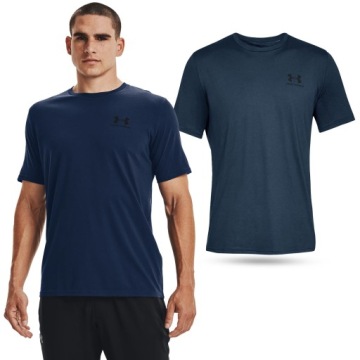KOSZULKA MĘSKA UNDER ARMOUR T-SHIRT SZYBKOSCHNĄCA BAWEŁNA SPORT 1326799-408