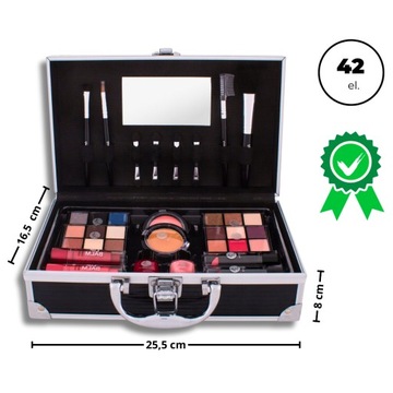 НАБОР КОСМЕТИЧЕСКОГО ЧЕМОДАНА ПАЛИТРА ТЕНЕЙ ДЛЯ МАКИЯЖА 42 EL ПОДАРОК*