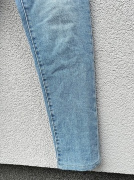 Levis 711 Skinny W31 niebieskie jasne baby blue spodnie jeansowe damskie