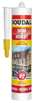 SOUDAL Silikon uniwersalny 280ml bezbarwny