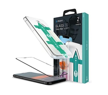 Szkło hybrydowe Deppa iPhone 11Pro Max 2 szt.