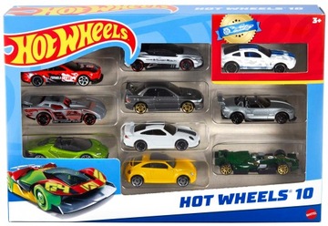Hot Wheels 10-PAK Zestaw 10 Autek 54886