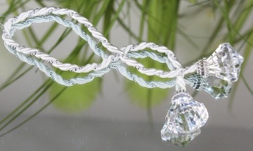 Серебряная нить для штор, свечей, подвески.